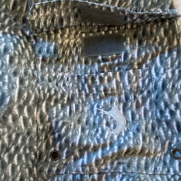 Reel Legends Gray Fish Scale Fishing Shorts - Picture 5 of 11
